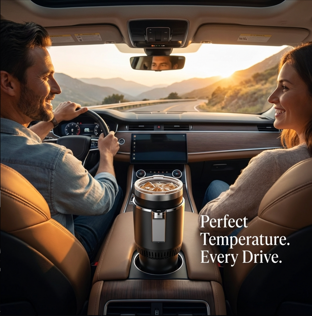 Novary Co 2-in-1 Smart Car Cup Warmer/Cooler
